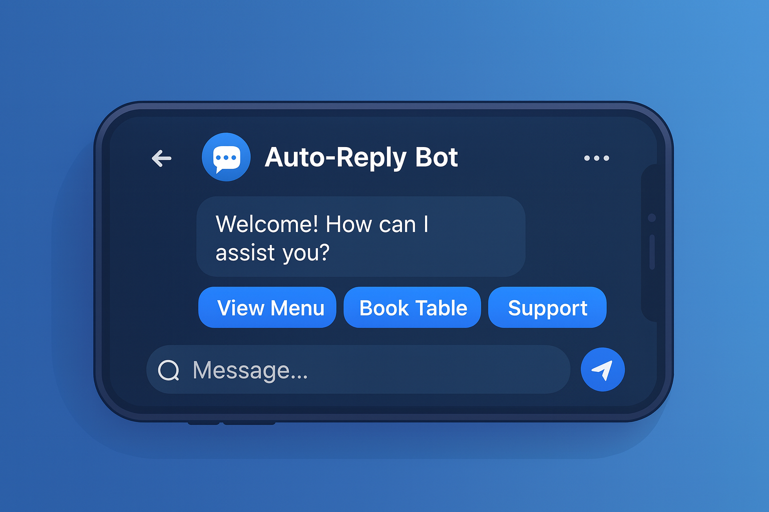 Auto Reply Bot Screenshot